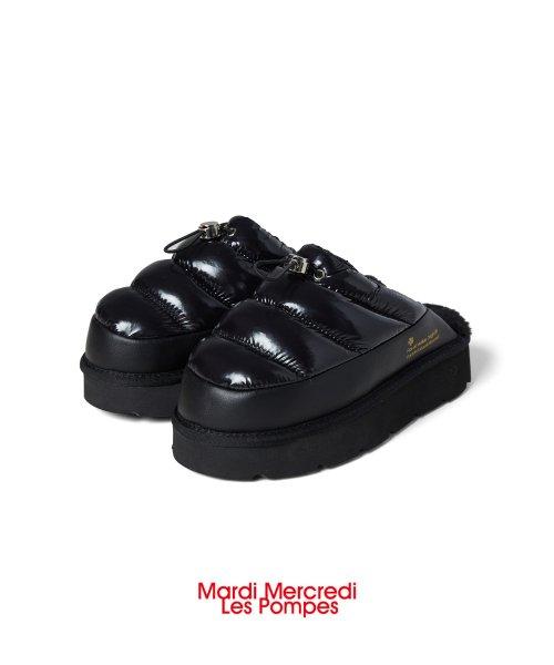 HIVER PADDING SLIPPER_BLACK