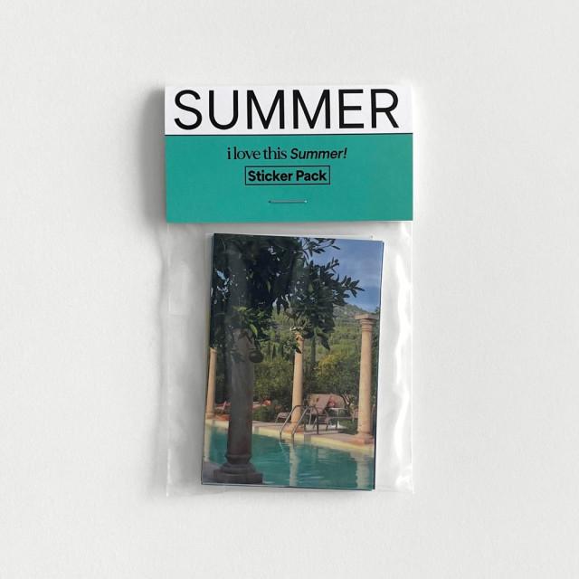 summer sticker pack 여름 감성 다꾸 스티커팩