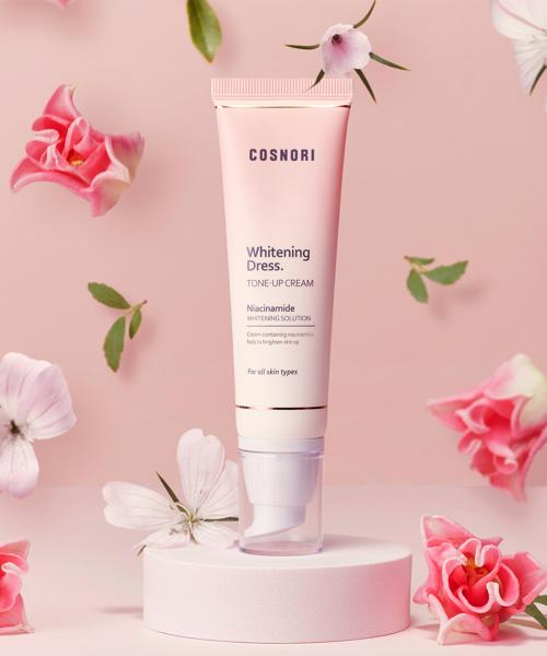 화이트닝 드레스 미백 톤업 크림 50ml