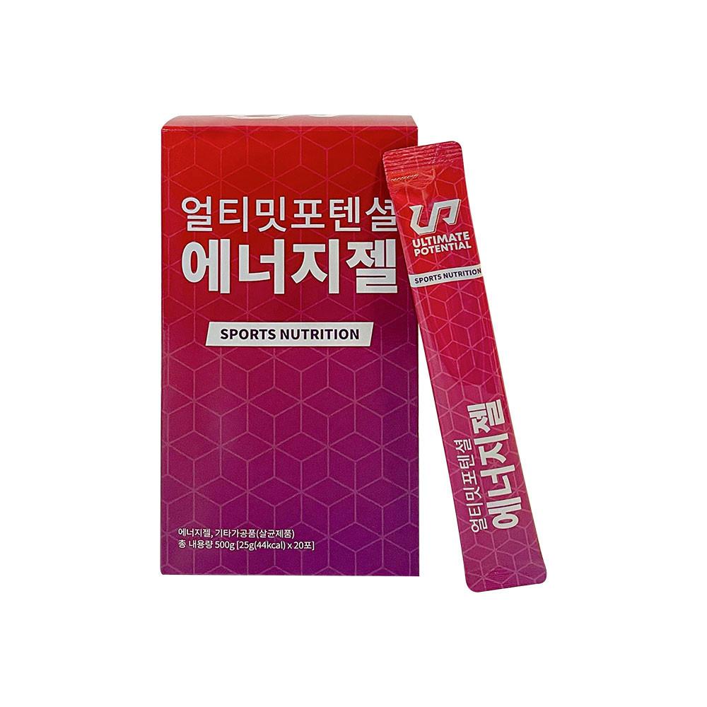 얼티밋포텐셜 에너지젤 아르기닌 타우린 카페인 축구 러닝 마라톤 싸이클 스포츠 파워젤 (25g /20포)