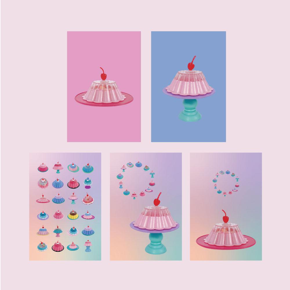 유어구미 러브 푸딩 엽서