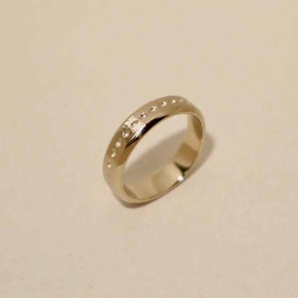 stitch ring _ Vermeil