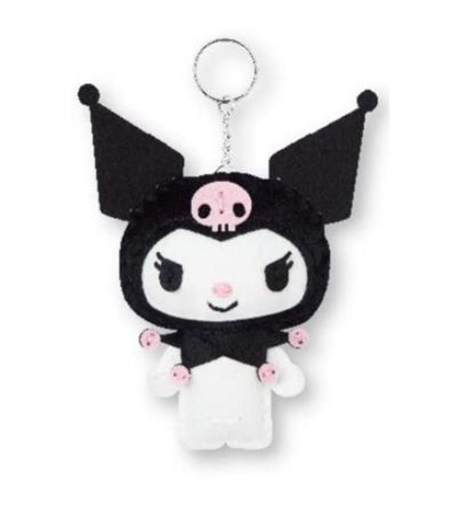 산리오 쿠로미 캐릭터인형 키링 만들기 DIY키트 바느질키트 가방악세사리 키홀더