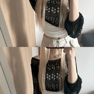 핏보장💗 펀칭 써머 크롭 니트 (3colors)