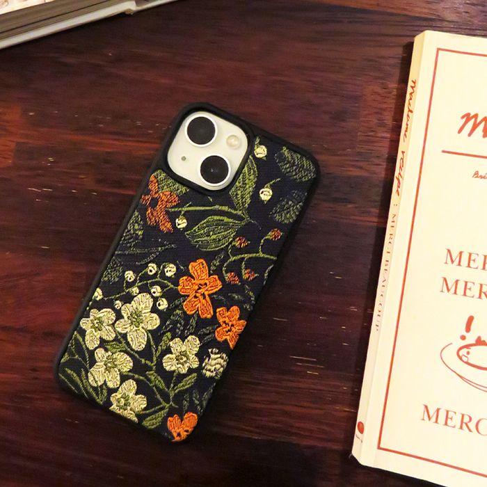 TEXTILE PHONE CASE [ORANGE]