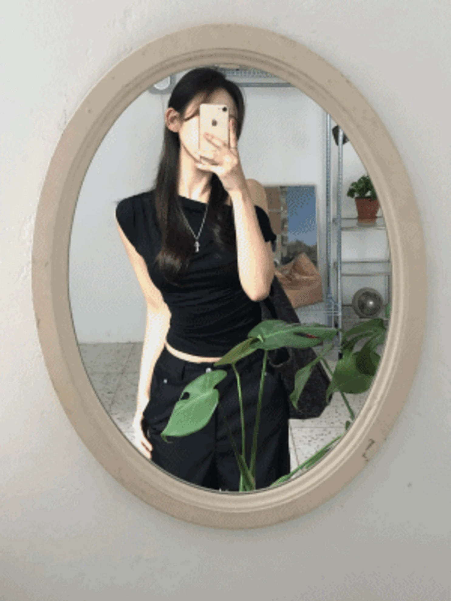 [핏보장🧀/모델소장] 뮤즈 원숄더 티셔츠 셔링 오프숄더티 증명사진룩 (4col)