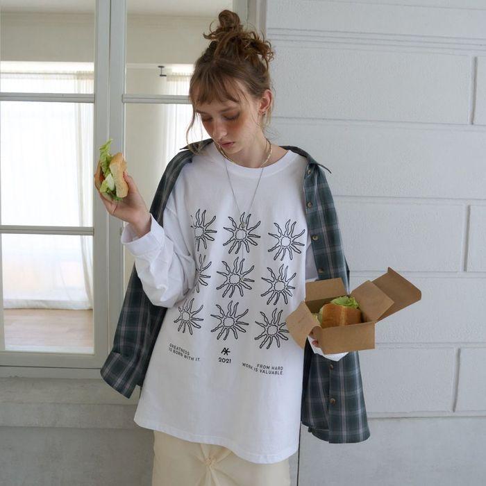 Fossil Overfit T-Shirts / White