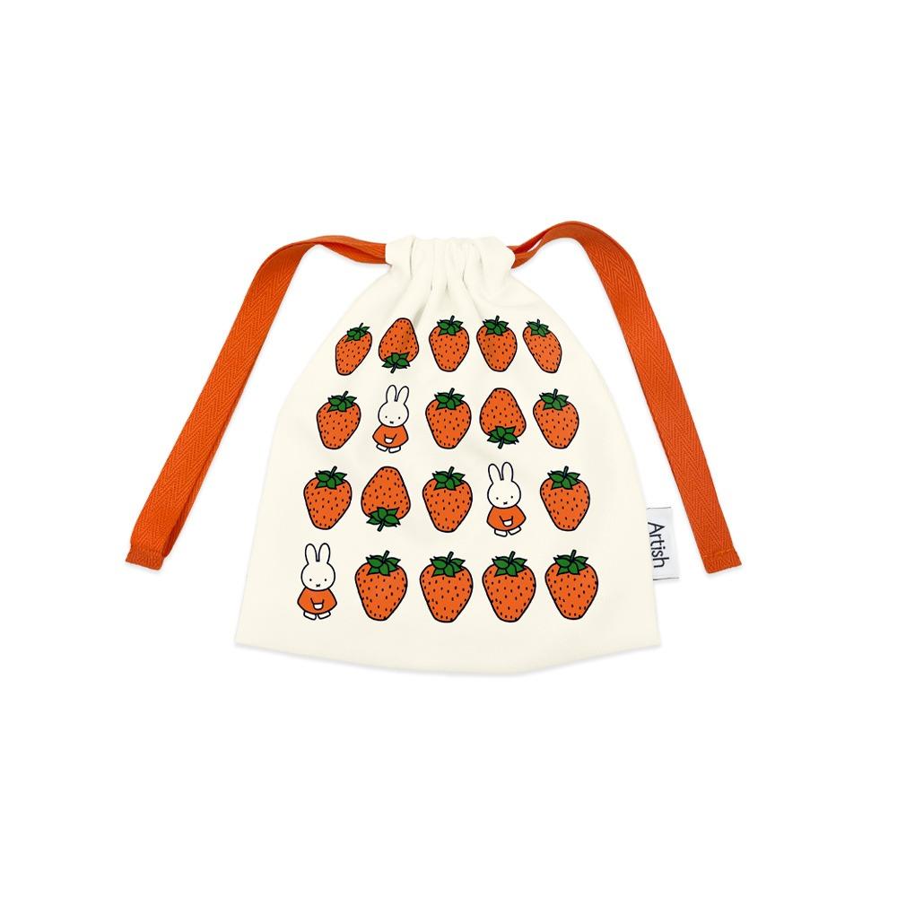 [스트링파우치] 미피와 딸기