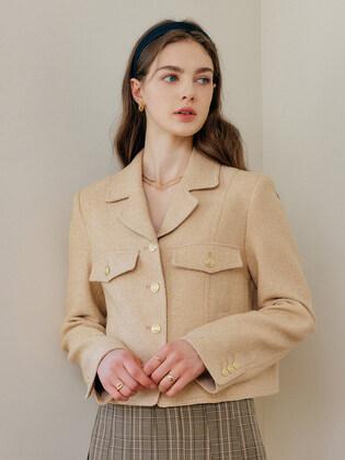 에밀리 트위드 자켓 / EMILY TWEED JACKET_2colors