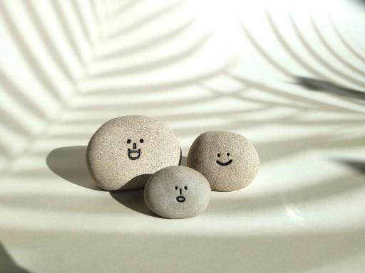 🌰걱정돌멩이3인방🌰애완돌.반려돌.펫스톤.돌키우기