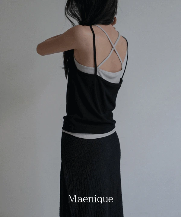 [MNQ] 제이드 골지 레이어드 나시 (SET 할인)