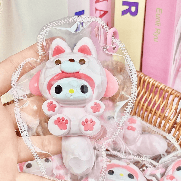 산리오 너구리 코스프레 말랑이 스트레스볼