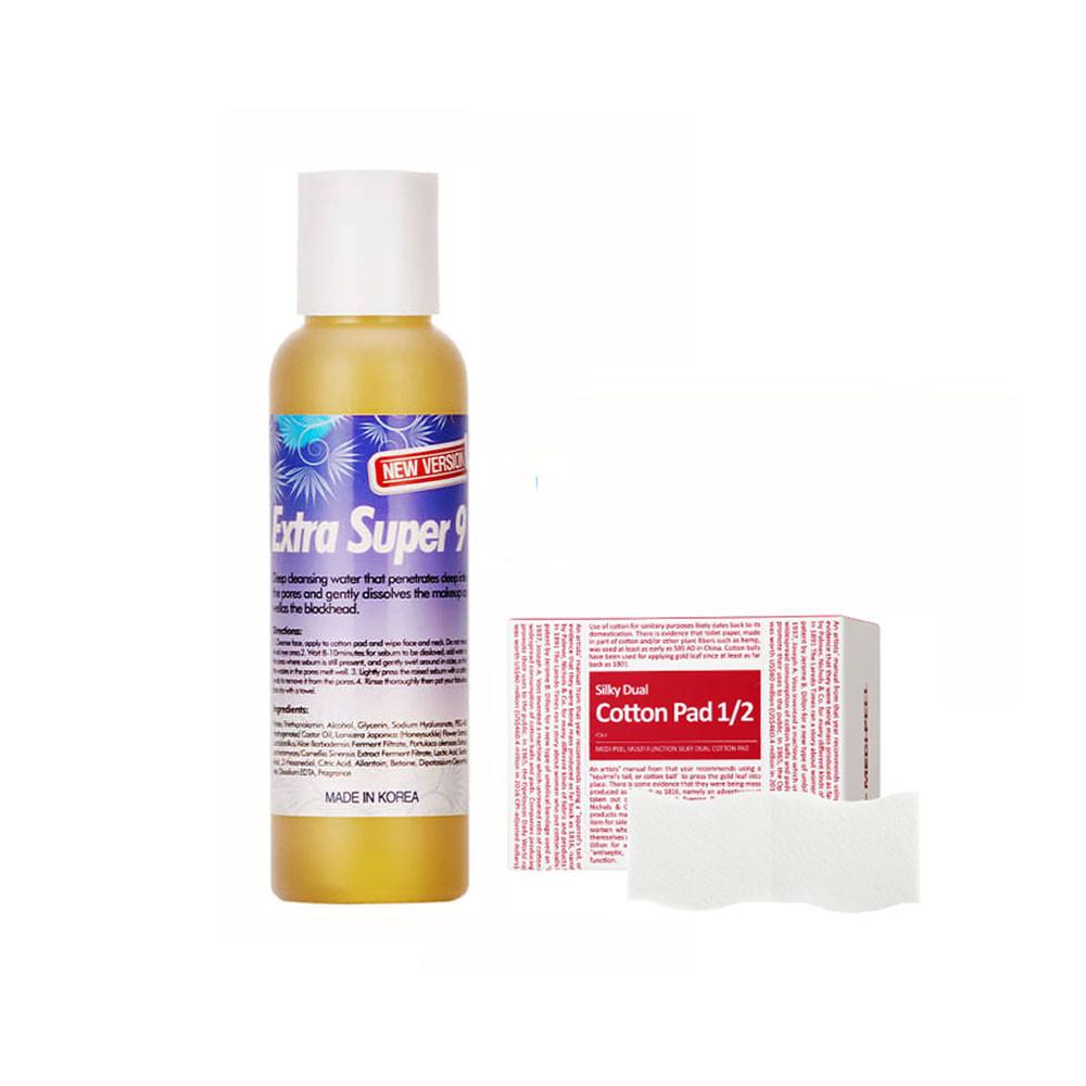 메디필 엑스트라9 슈퍼엑스로션100ml+화장솜40매 코피지제거 피지연화제