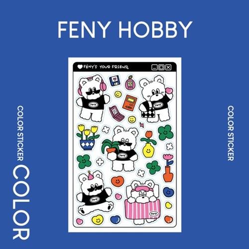 페니 하비 컬러 스티커 (리무버블)
