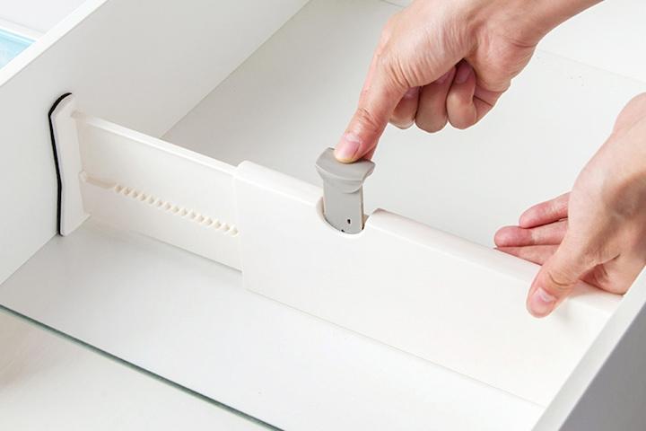 길이조절 서랍칸막이 주방 옷장수납 속옷정리 다용도 파티션