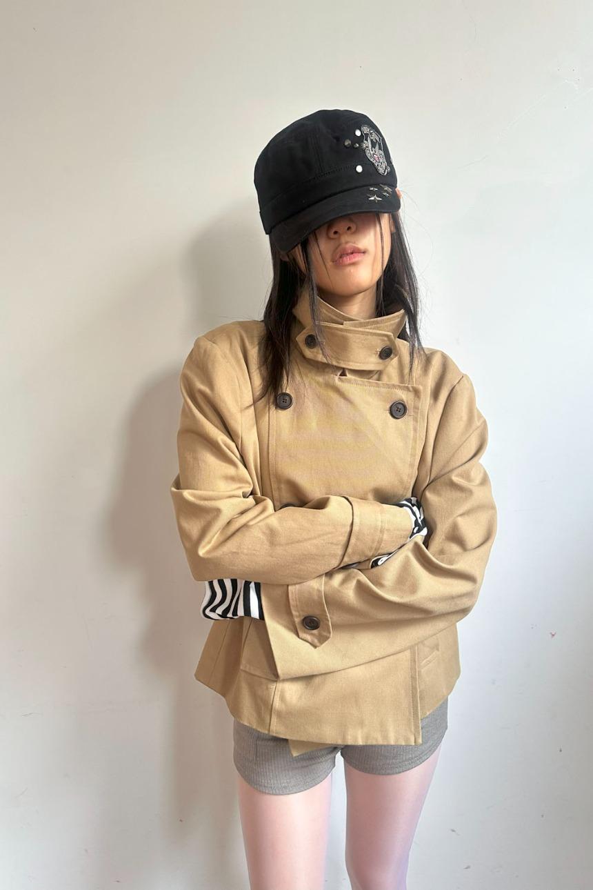 팁씨 nova trench jacket (2color)