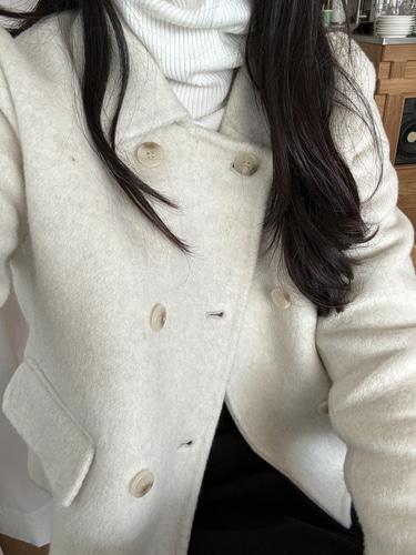 마이엔 핸드메이드 여성 숏 피코트