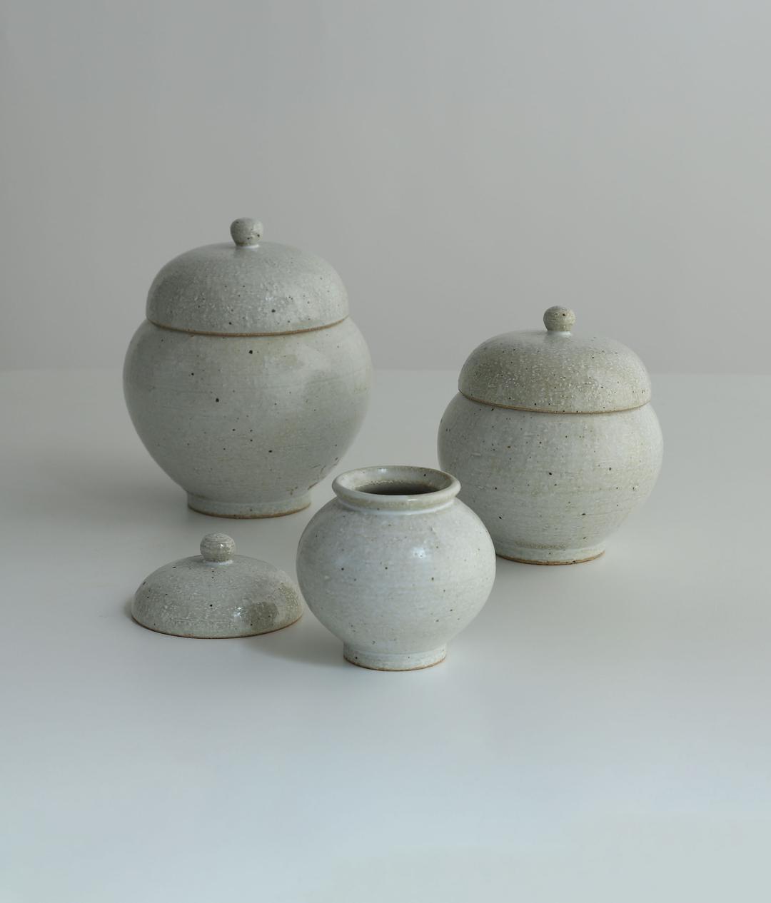 핸드메이드 도자기 현관 소금단지 항아리 미니항아리 작은단지