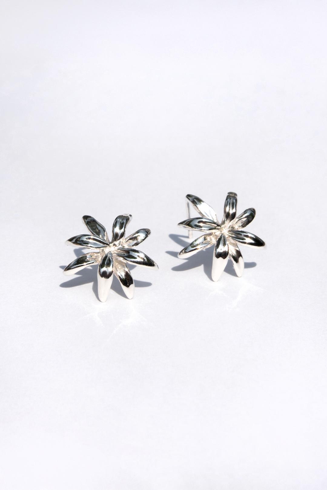 Mini Bloom Earrings (silver)
