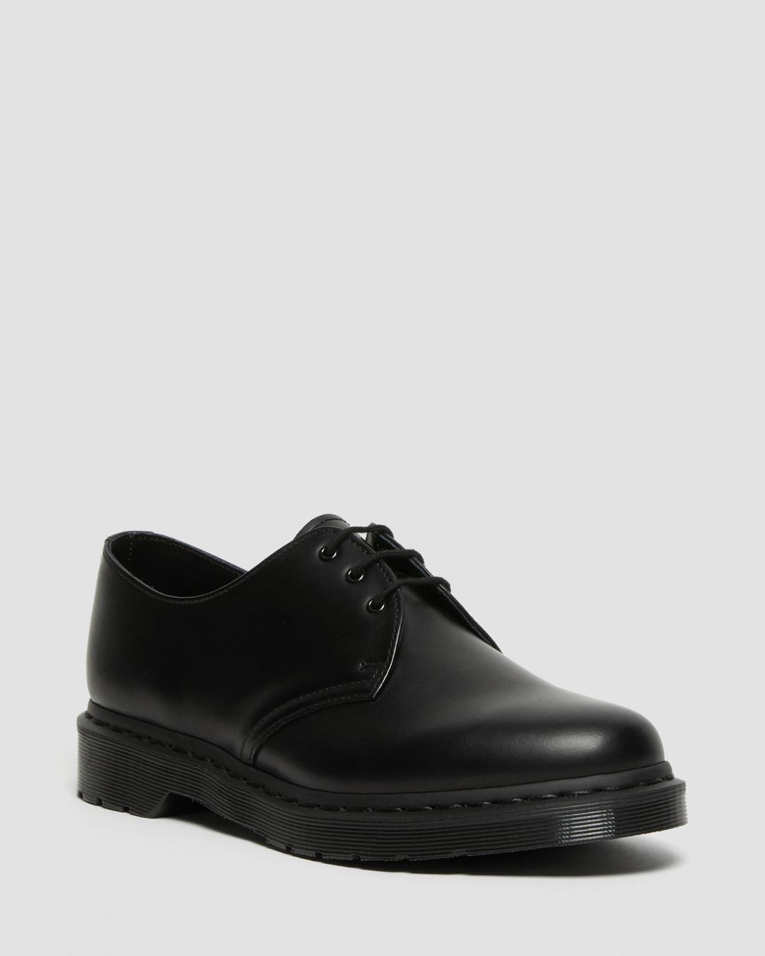 1461 Mono Smooth Leather Oxford Shoes in Black | Dr. Martens