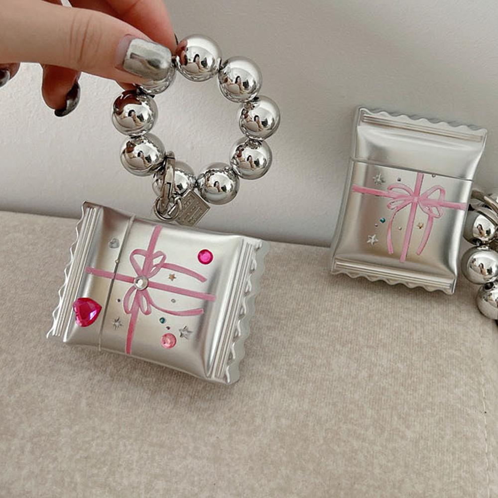 키링세트💗 핑크리본 에어팟 프로 케이스