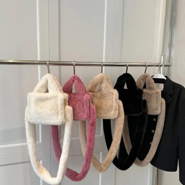 [당일출고/5color]페이크 털 복실이 패딩 가방 크로스 어깨 숄더백 백 겨울 가을 도톰한 미니 크로스