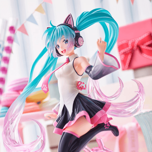 타이토 (TAITO) 보컬로이드 AMP 피규어 하츠네 미쿠 피규어 Birthday 2021 ~ Happy Cat ver. ~