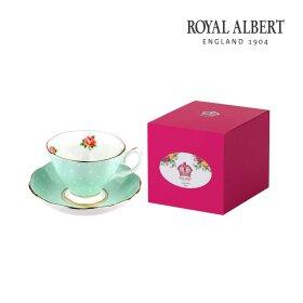 뉴황실장미 커피잔 1인조 (폴카로즈)