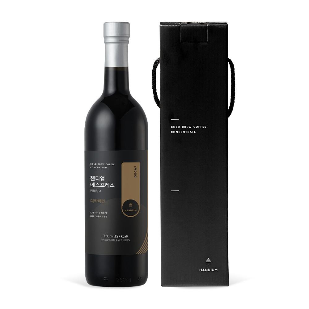 핸디엄 에스프레소 커피원액 디카페인 750ml