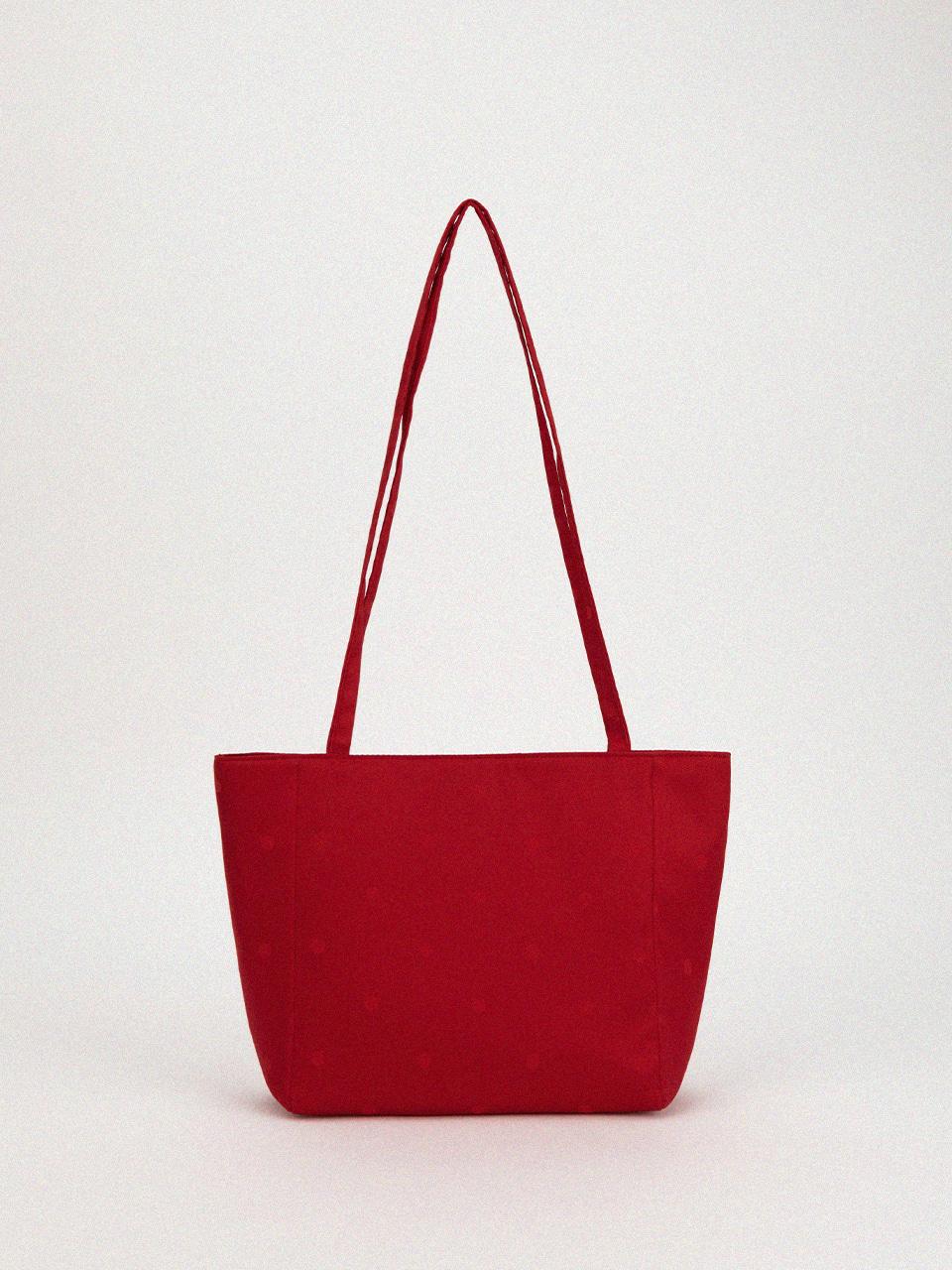 Soft tot dot bag [red]