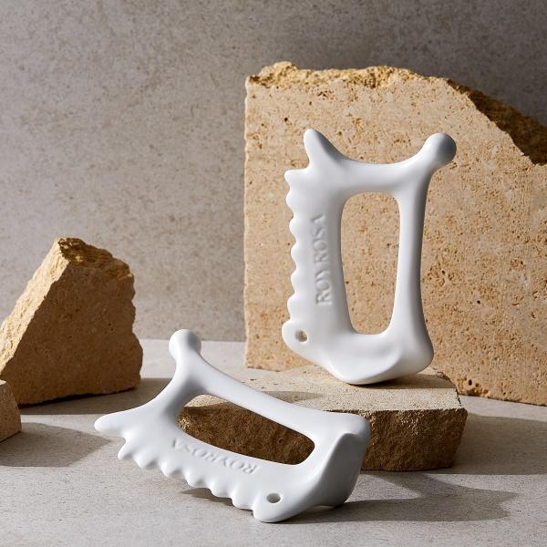 로이로사 로이로사 괄사 무광 도자기 마법괄사 세라믹 괄사 얼굴 바디 올인원 안마 마사지기 A1