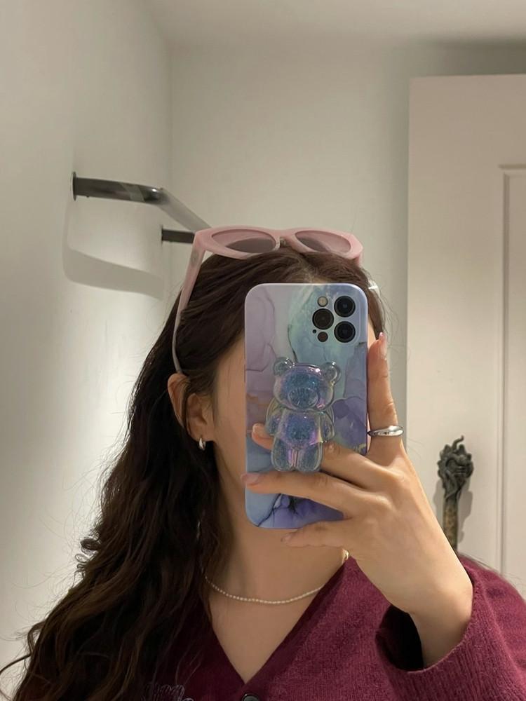 [영국직배송/특가] 알렉산더 맥퀸 SEAL 로고 캣아이 선글라스 PINK 721365 J0740 5779