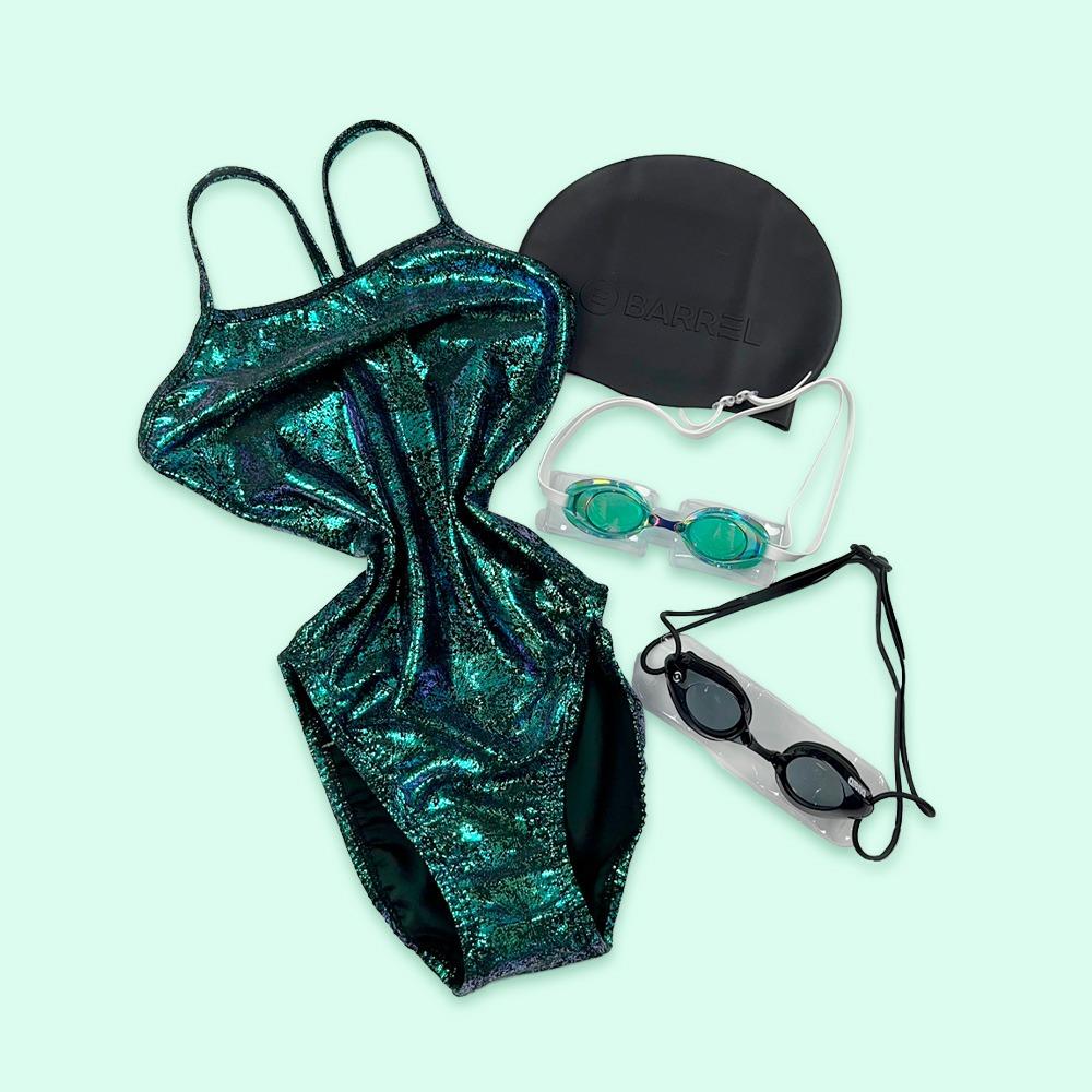 제이커스 오로라카멜 제시백 [블랙] 여자 실내수영복 스프링 오로라 코디세트 JD9WJE0605 BLACK