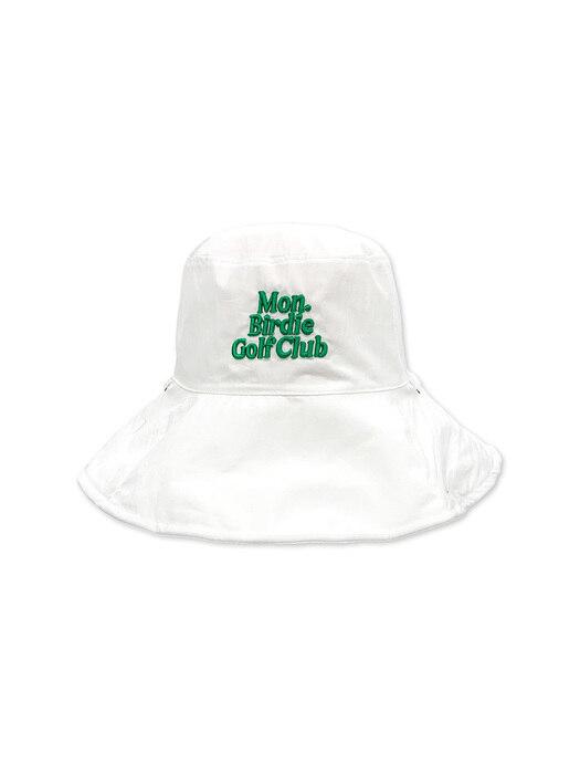 SUMMER BUCKET HAT 몽버디골프클럽 스트링 버킷햇 WHITE