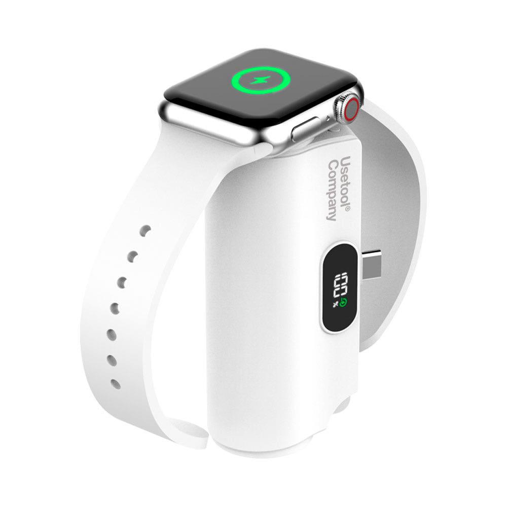 유즈툴 고속충전 보조배터리 스마트 아이폰 애플 갤럭시 워치 미니 도킹형 일체형 여행용 휴대용