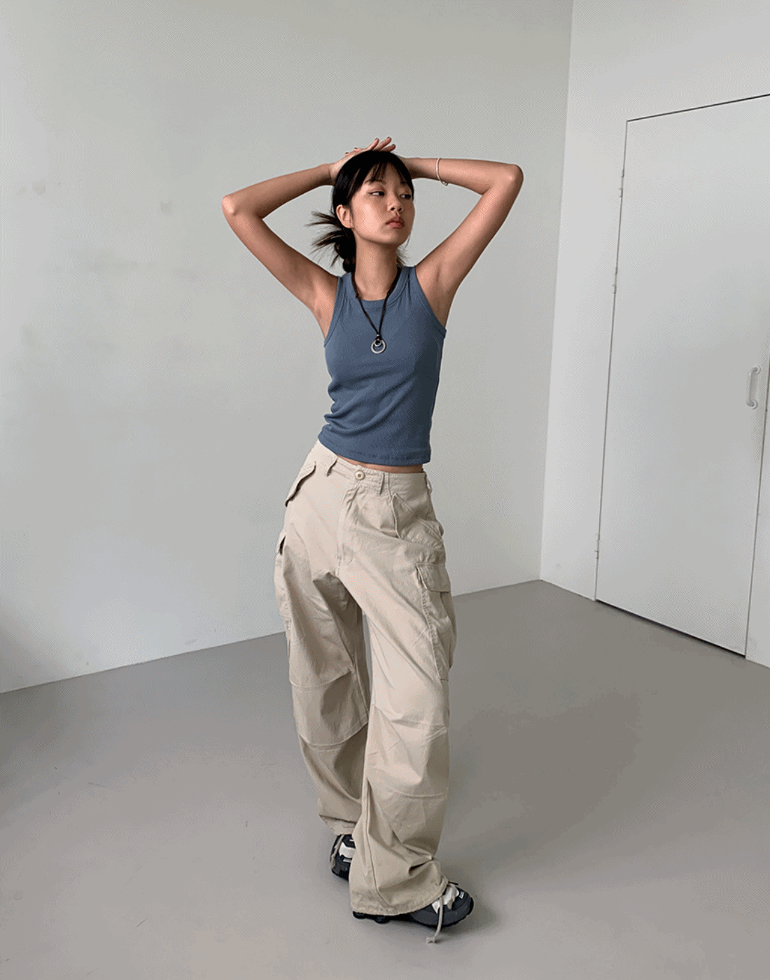 Angelnumber555☆AN5 bootscut folded pants AN5 bootscut folded pants