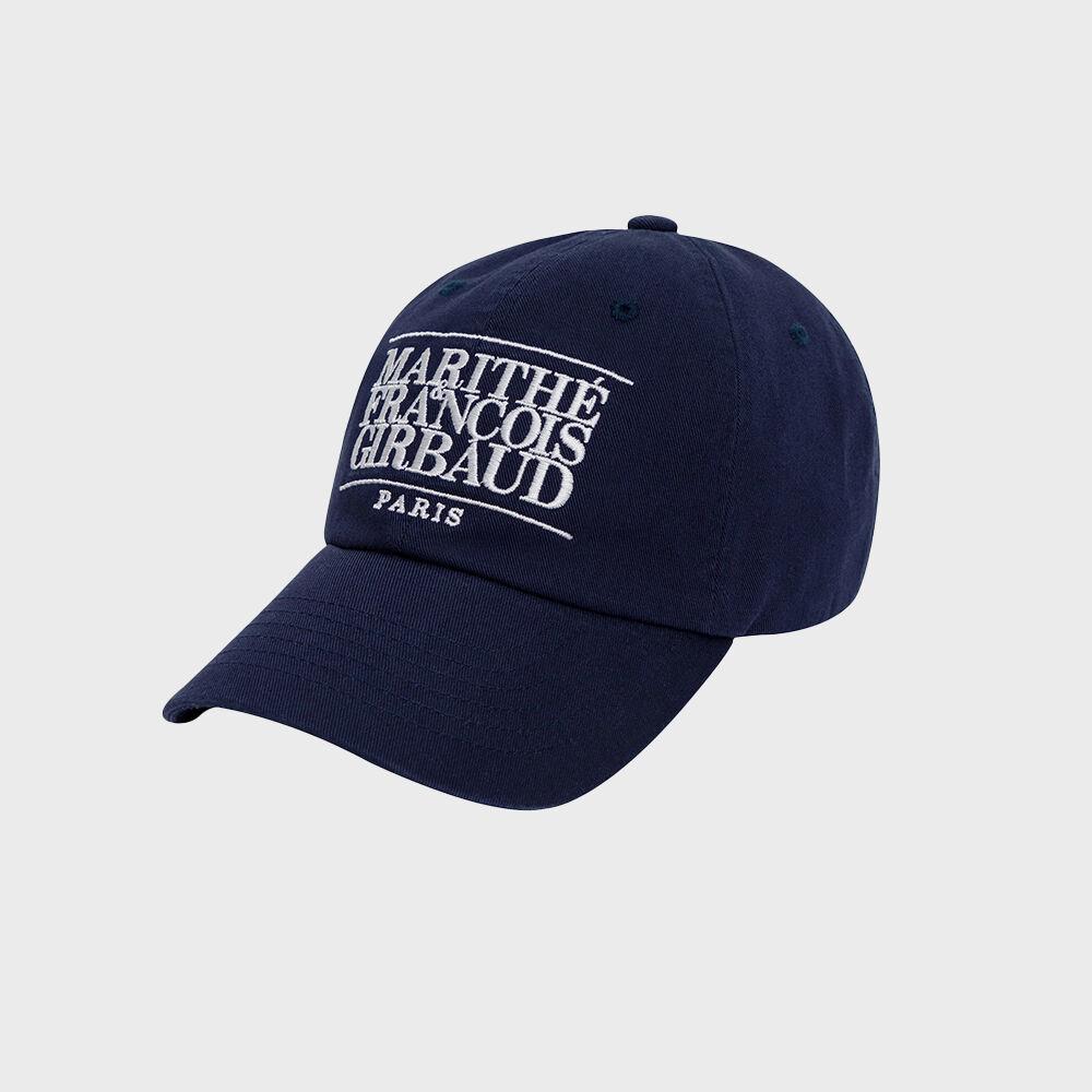 MARITHE CLASSIC LOGO CAP navy