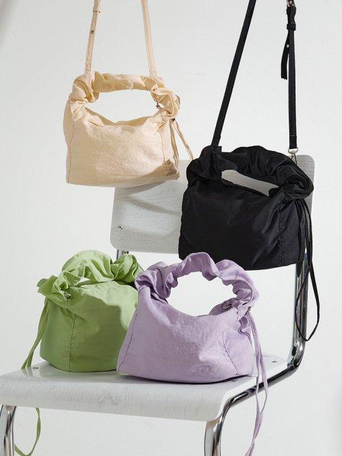 나일론 셔링 미니백 (HPABGD221M RE) HPABGD321M