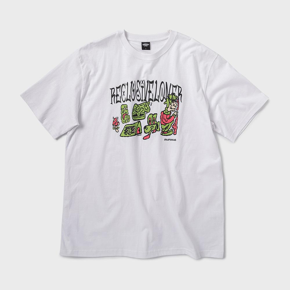 에일리언 월드 반팔 티셔츠-화이트