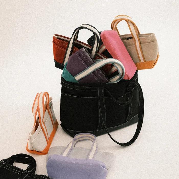 [노이에] CANVAS BOAT BAG_12colors