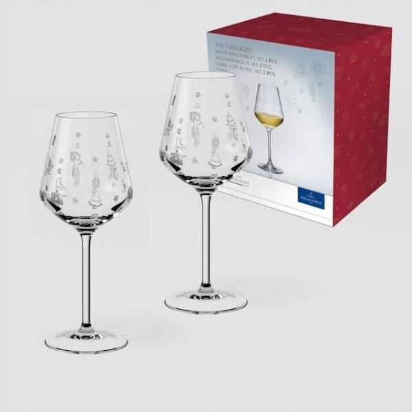 토이딜라이트 화이트와인고블렛 2P