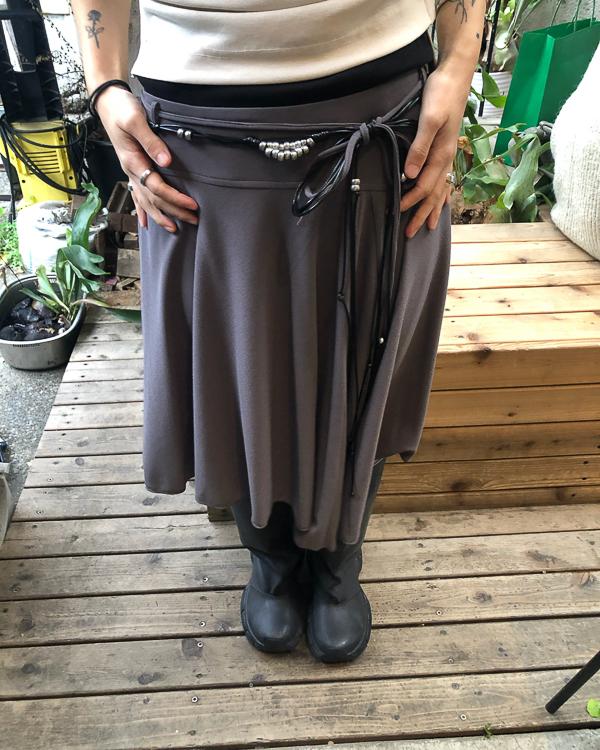 드윌 leather rope belt