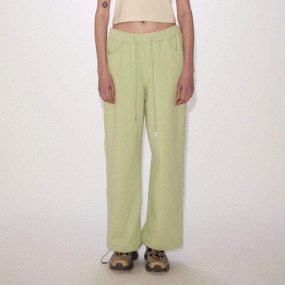 RR LOGO STITCH HEAVYWEIGHT PANTS (YELLOWISH GREEN)
