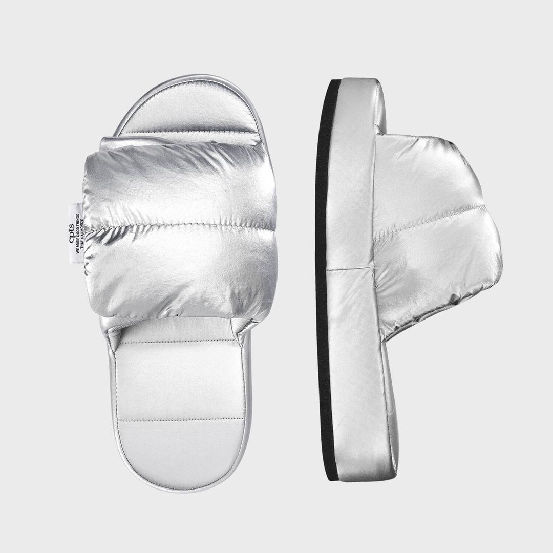 LIGHT CUSHIONED OFFICE & ROOM SHOES_SILVER