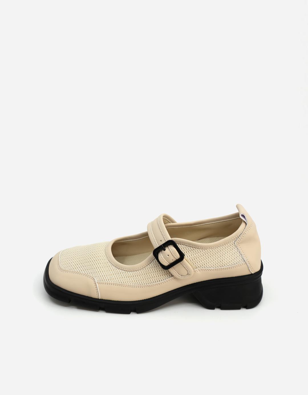 IVORY BUCKLE SNEAKERS LOAFER