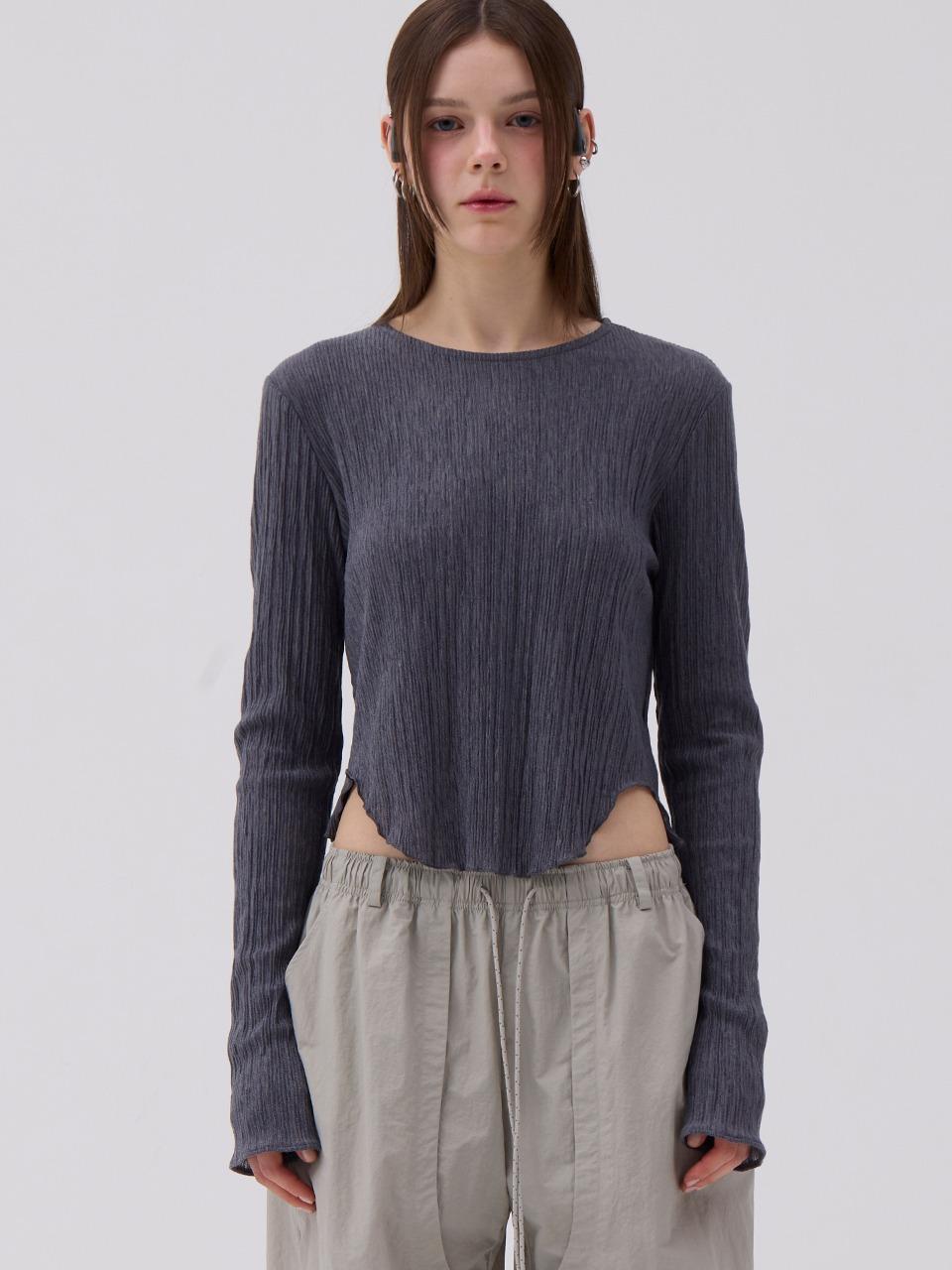 [AACA] Crease Top Gray