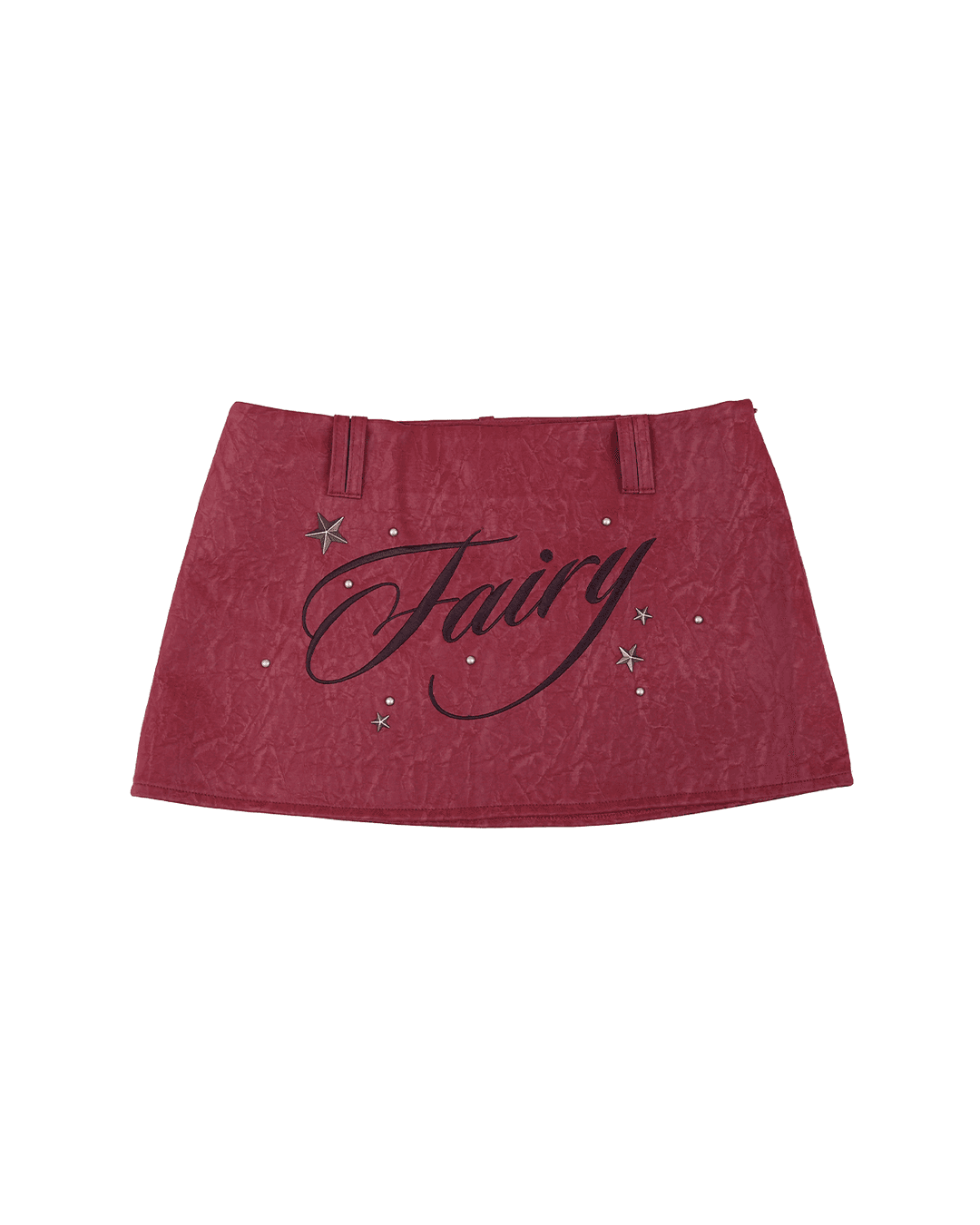 (바로발송)FAIRY STUD SKIRT [RED]