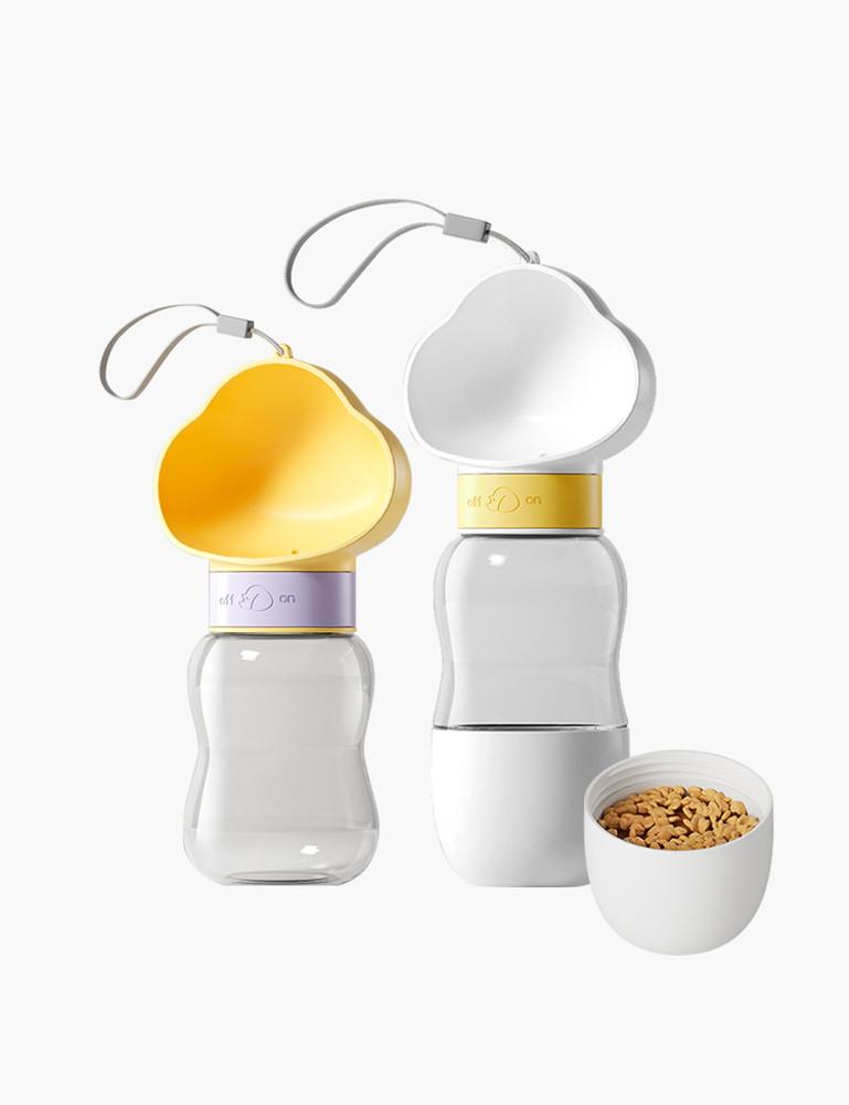 강아지 구름 휴대용 산책 텀블러 물병