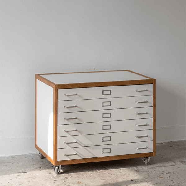 WHITE OAK FILE CABINET