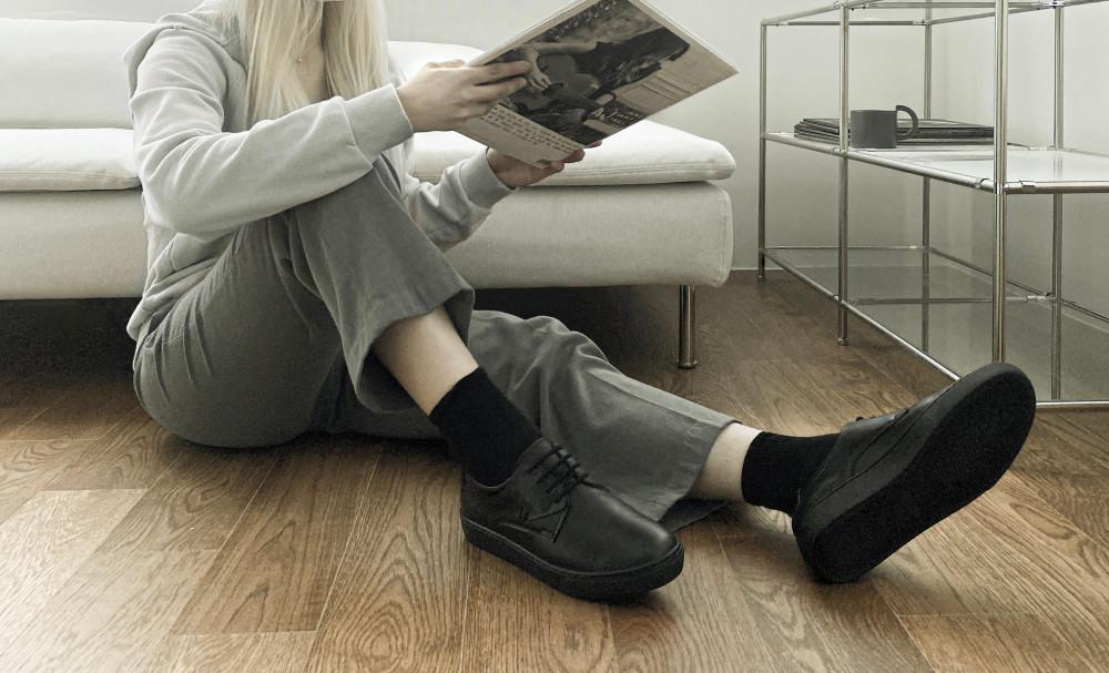 7일 일주일 더비커즈 발편한 키높이 여자 남자 커플 스니커즈 수제화 여성 남성 구두 단화